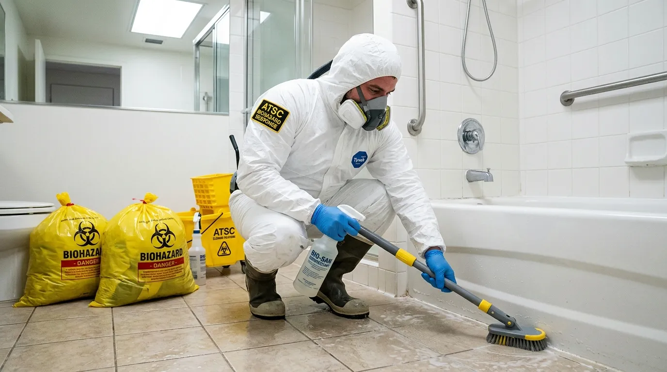 Decontamination equipment deployed for Blood Cleanup in Beech Grove